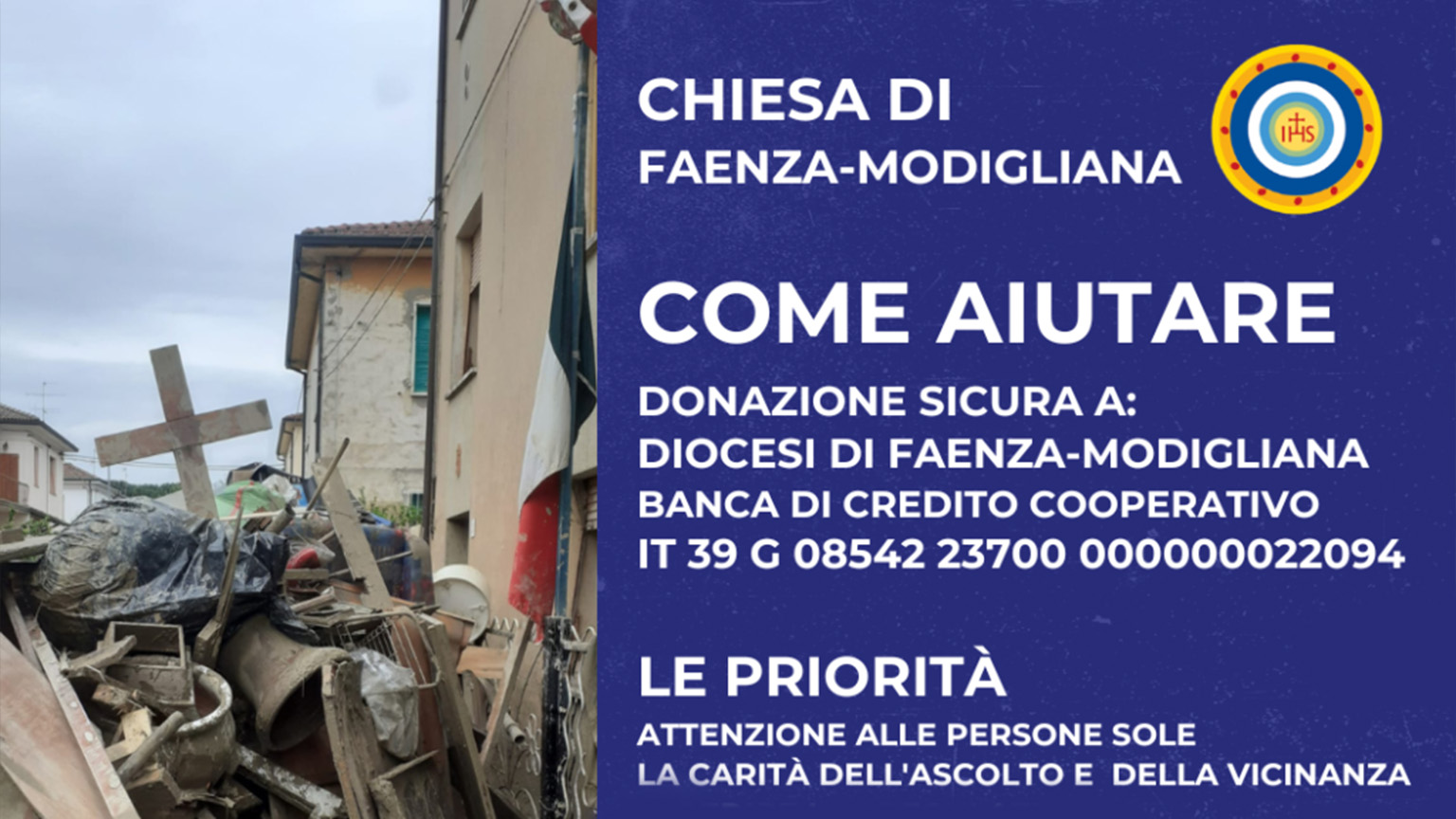 Emergenza alluvione - Diocesi di Faenza-Modigliana_Banner